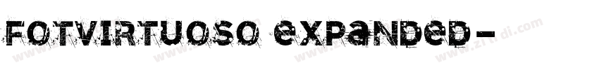 FOTVirtuoso Expanded字体转换